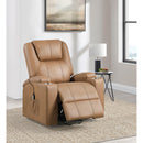  Coaster Furniture Armstrong 609476P Upholstered Power Lift Massage Recliner - Camel IMAGE 9
