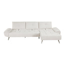 Homelegance 8400BEG*22LRC 2 pc Sectional with Right Chaise and Dual-position Backs for Adjustable Seat Depth IMAGE 10