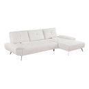 Homelegance 8400BEG*22LRC 2 pc Sectional with Right Chaise and Dual-position Backs for Adjustable Seat Depth IMAGE 11