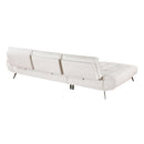 Homelegance 8400BEG*2LC2R 2 pc Sectional with Left Chaise and Dual-position Backs for Adjustable Seat Depth IMAGE 13