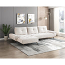Homelegance 8400BEG*2LC2R 2 pc Sectional with Left Chaise and Dual-position Backs for Adjustable Seat Depth IMAGE 14