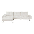 Homelegance 8400BEG*2LC2R 2 pc Sectional with Left Chaise and Dual-position Backs for Adjustable Seat Depth IMAGE 1