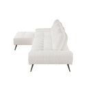 Homelegance 8400BEG*2LC2R 2 pc Sectional with Left Chaise and Dual-position Backs for Adjustable Seat Depth IMAGE 3
