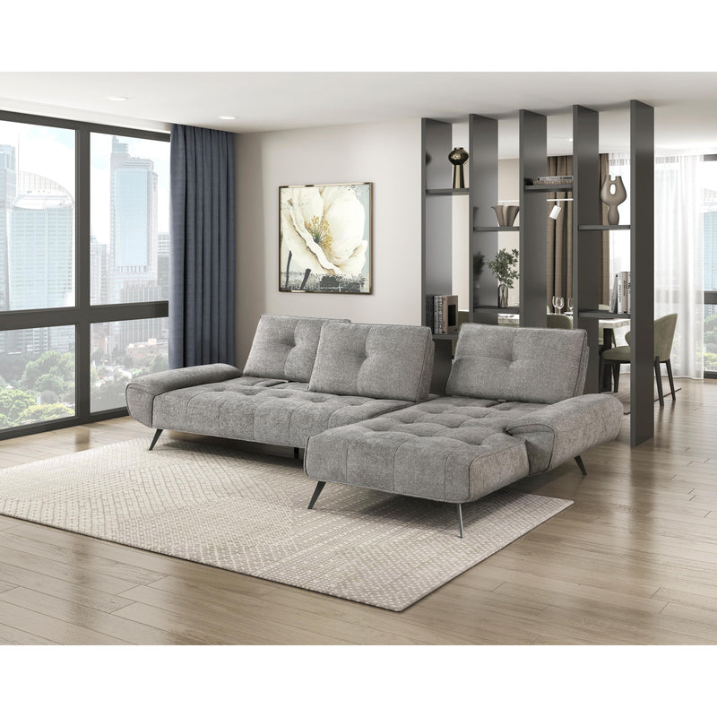 Homelegance 8400DVG*22LRC 2 pc Sectional with Right Chaise and Dual-position Backs for Adjustable Seat Depth IMAGE 15