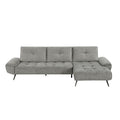 Homelegance 8400DVG*22LRC 2 pc Sectional with Right Chaise and Dual-position Backs for Adjustable Seat Depth IMAGE 1