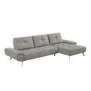Homelegance 8400DVG*22LRC 2 pc Sectional with Right Chaise and Dual-position Backs for Adjustable Seat Depth IMAGE 2