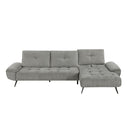 Homelegance 8400DVG*22LRC 2 pc Sectional with Right Chaise and Dual-position Backs for Adjustable Seat Depth IMAGE 5