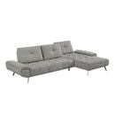 Homelegance 8400DVG*22LRC 2 pc Sectional with Right Chaise and Dual-position Backs for Adjustable Seat Depth IMAGE 6