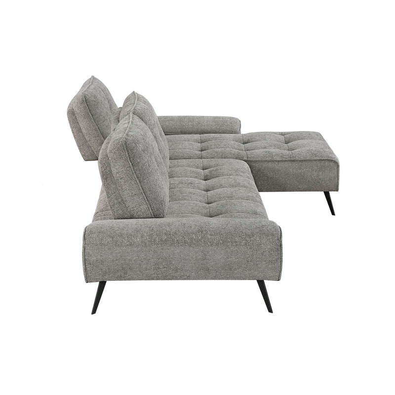 Homelegance 8400DVG*22LRC 2 pc Sectional with Right Chaise and Dual-position Backs for Adjustable Seat Depth IMAGE 7