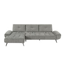 Homelegance 8400DVG*2LC2R 2 pc Sectional with Left Chaise and Dual-position Backs for Adjustable Seat Depth IMAGE 10