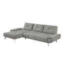 Homelegance 8400DVG*2LC2R 2 pc Sectional with Left Chaise and Dual-position Backs for Adjustable Seat Depth IMAGE 11