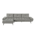 Homelegance 8400DVG*2LC2R 2 pc Sectional with Left Chaise and Dual-position Backs for Adjustable Seat Depth IMAGE 1