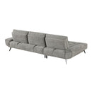 Homelegance 8400DVG*2LC2R 2 pc Sectional with Left Chaise and Dual-position Backs for Adjustable Seat Depth IMAGE 4