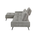 Homelegance 8400DVG*2LC2R 2 pc Sectional with Left Chaise and Dual-position Backs for Adjustable Seat Depth IMAGE 7
