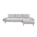 Homelegance 8400LTG*22LRC 2 pc Sectional with Right Chaise and Dual-position Backs for Adjustable Seat Depth IMAGE 10