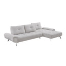 Homelegance 8400LTG*22LRC 2 pc Sectional with Right Chaise and Dual-position Backs for Adjustable Seat Depth IMAGE 6