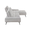 Homelegance 8400LTG*22LRC 2 pc Sectional with Right Chaise and Dual-position Backs for Adjustable Seat Depth IMAGE 7
