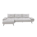 Homelegance 8400LTG*2LC2R 2 pc Sectional with Left Chaise and Dual-position Backs for Adjustable Seat Depth IMAGE 10