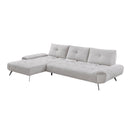 Homelegance 8400LTG*2LC2R 2 pc Sectional with Left Chaise and Dual-position Backs for Adjustable Seat Depth IMAGE 11