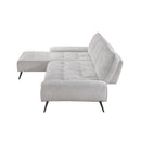 Homelegance 8400LTG*2LC2R 2 pc Sectional with Left Chaise and Dual-position Backs for Adjustable Seat Depth IMAGE 12