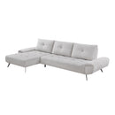Homelegance 8400LTG*2LC2R 2 pc Sectional with Left Chaise and Dual-position Backs for Adjustable Seat Depth IMAGE 2
