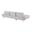 Homelegance 8400LTG*2LC2R 2 pc Sectional with Left Chaise and Dual-position Backs for Adjustable Seat Depth IMAGE 4