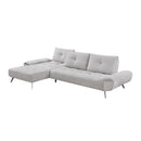 Homelegance 8400LTG*2LC2R 2 pc Sectional with Left Chaise and Dual-position Backs for Adjustable Seat Depth IMAGE 6