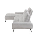 Homelegance 8400LTG*2LC2R 2 pc Sectional with Left Chaise and Dual-position Backs for Adjustable Seat Depth IMAGE 7