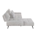 Homelegance 8400LTG*2LC2R 2 pc Sectional with Left Chaise and Dual-position Backs for Adjustable Seat Depth IMAGE 8
