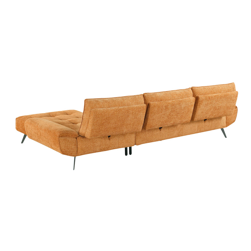 Homelegance 8400RNG*22LRC 2 pc Sectional with Right Chaise and Dual-position Backs for Adjustable Seat Depth IMAGE 13