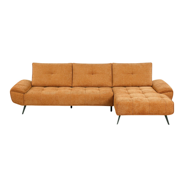 Homelegance 8400RNG*22LRC 2 pc Sectional with Right Chaise and Dual-position Backs for Adjustable Seat Depth IMAGE 1