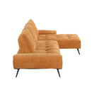 Homelegance 8400RNG*22LRC 2 pc Sectional with Right Chaise and Dual-position Backs for Adjustable Seat Depth IMAGE 3