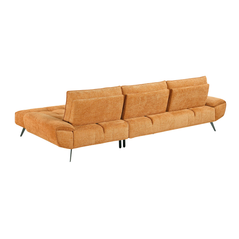 Homelegance 8400RNG*22LRC 2 pc Sectional with Right Chaise and Dual-position Backs for Adjustable Seat Depth IMAGE 4
