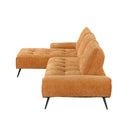Homelegance 8400RNG*2LC2R 2 pc Sectional with Left Chaise and Dual-position Backs for Adjustable Seat Depth IMAGE 3