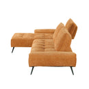 Homelegance 8400RNG*2LC2R 2 pc Sectional with Left Chaise and Dual-position Backs for Adjustable Seat Depth IMAGE 7