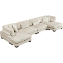 Homelegance Traverse 8555BE*2AC2VC 4 pc Modular Sectional with Reversible Chaise IMAGE 1