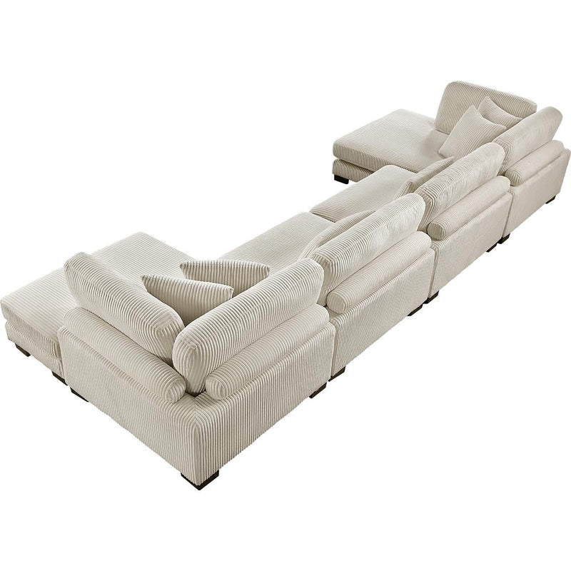 Homelegance Traverse 8555BE*2AC2VC 4 pc Modular Sectional with Reversible Chaise IMAGE 4