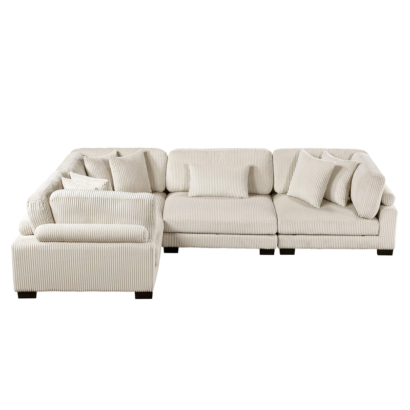 Homelegance Traverse 8555BE*3CRAC 4 pc Modular Sectional IMAGE 4