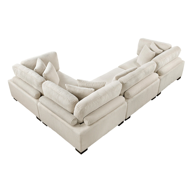 Homelegance Traverse 8555BE*3CRAC 4 pc Modular Sectional IMAGE 7