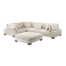 Homelegance Traverse 8555BE*3CRACOT 5 pc Modular Sectional with Ottoman IMAGE 2