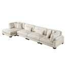 Homelegance Traverse 8555BE*CR2ACVC 4 pc Modular Sectional with Reversible Chaise IMAGE 2