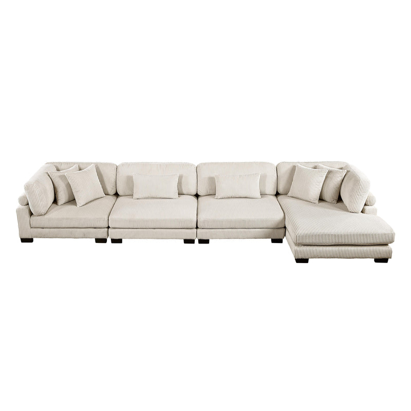 Homelegance Traverse 8555BE*CR2ACVC 4 pc Modular Sectional with Reversible Chaise IMAGE 3