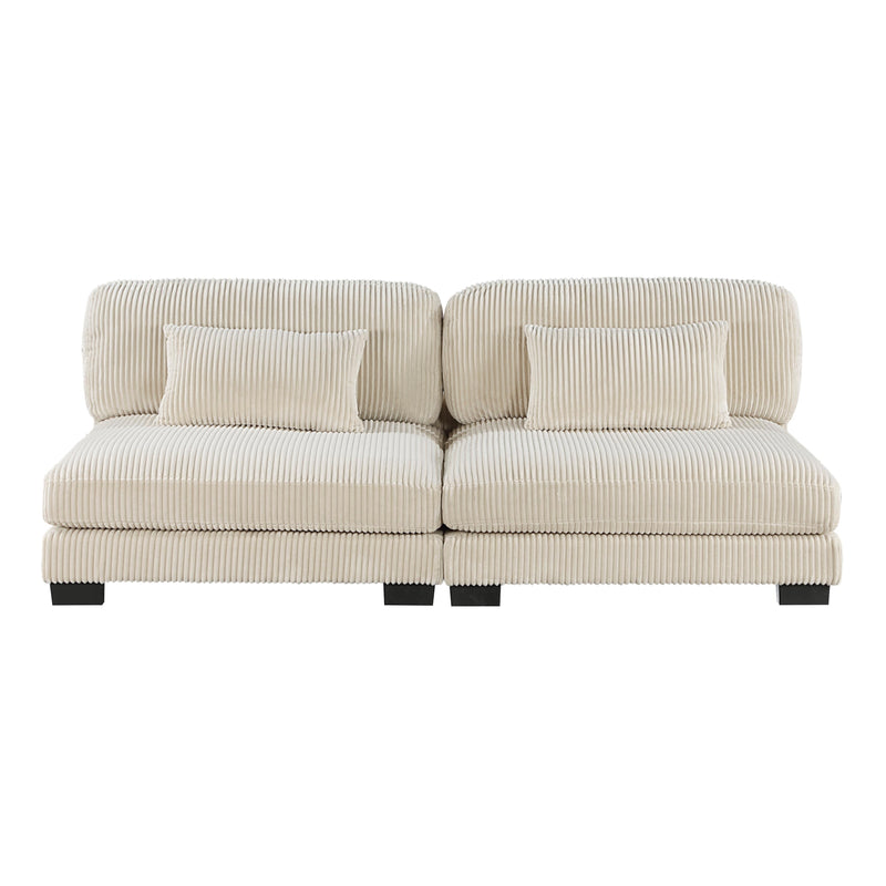 Homelegance Traverse 8555BE*CR2ACVCOT 5 pc Modular Sectional with Reversible Chaise and Ottoman IMAGE 11