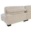 Homelegance Traverse 8555BE*CR2ACVCOT 5 pc Modular Sectional with Reversible Chaise and Ottoman IMAGE 13