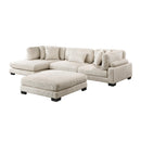 Homelegance Traverse 8555BE*CRACVCOT 4 pc Modular Sectional with Reversible Chaise and Ottoman IMAGE 2