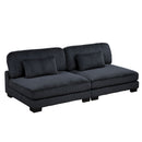Homelegance Traverse 8555BK*2AC1CROT 4 pc Modular Sectional with Ottoman IMAGE 13