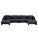 Homelegance Traverse 8555BK*2AC2VC 4 pc Modular Sectional with Reversible Chaise IMAGE 2
