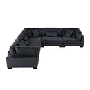 Homelegance Traverse 8555BK*2AC3CR 5 pc Modular Sectional IMAGE 2