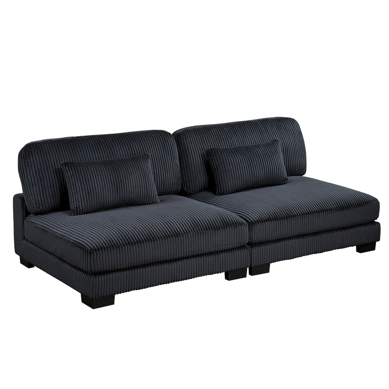 Homelegance Traverse 8555BK*2CR2AC2OT 6 pc Modular Sectional with Ottomans IMAGE 14