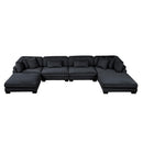 Homelegance Traverse 8555BK*2CR2AC2OT 6 pc Modular Sectional with Ottomans IMAGE 2
